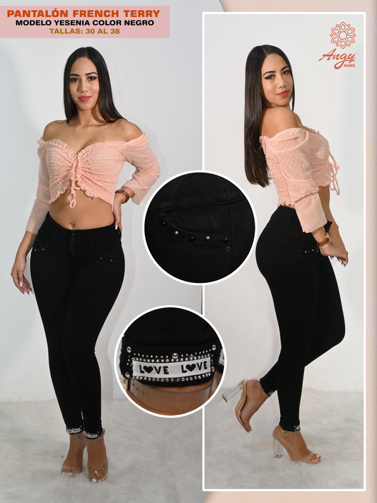 Jean Skinny Angy Jeans Yesenia Negro